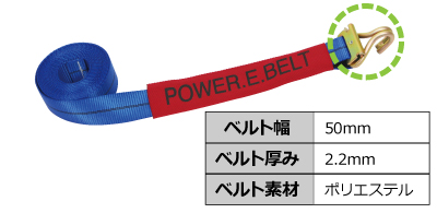 ラッシングベルト交換用　巻取側